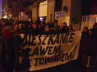 Warszawa: Protest przeciwko eksmisji skłotu OdNowa