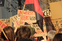 Uniwersytety w ręce studentek! Protest na UW