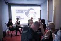 Dyskusja po projekcji filmu "Przełamując strach" (Warszawa, 29.06.2019) - fot. E. Oksentowicz